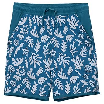 Boys 6-20 Lands' End Slim Stretch Hydroliner Swim Trunks