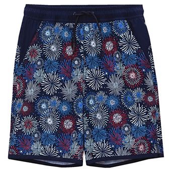 Boys 8-20 Lands' End Slim Stretch Hydroliner Swim Trunks in Husky
