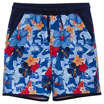 Boys 6-16 Lands' End Hydroliner Swim Trunks