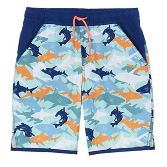 Boys 6-16 Lands' End Hydroliner Swim Trunks