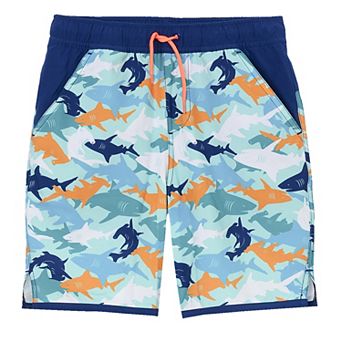 Boys 6-16 Lands' End Hydroliner Swim Trunks