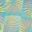 Palm Check Teal Lime