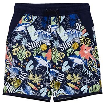 Boys 6-16 Lands' End Hydroliner Swim Trunks