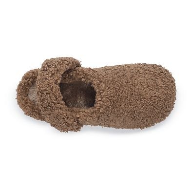 Women's Whitly Sherpa Open Back Slip-On Clogs With Back Strap