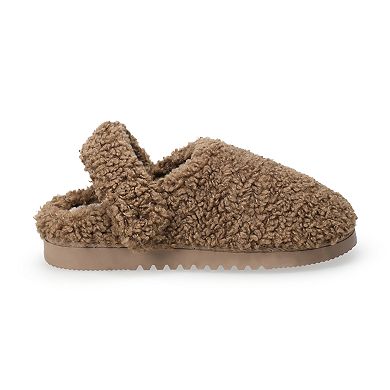 Women's Whitly Sherpa Open Back Slip-On Clogs With Back Strap