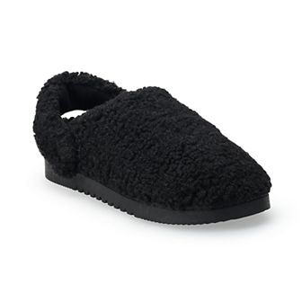 Women's Whitly Sherpa Open Back Slip-On Clogs With Back Strap