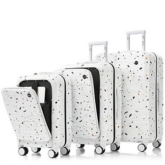 Merax Hard Shell Luggage with Spinner Wheels, 20, 24, 28inch with USB Port