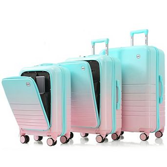 Merax Hard Shell Luggage with Spinner Wheels, 20, 24, 28inch with USB Port