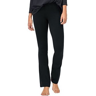 ellos Women's Plus Size Stretch Bootcut Sleep Pants
