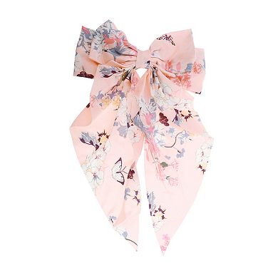 Bow Flower Ribbon Hair Clips 1 Pc