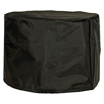 Sunnydaze Black 420D Oxford Cloth Fire Pit Cover - 22.5” Round x 16” H