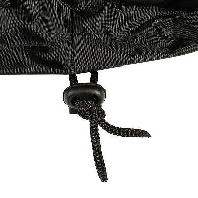 Sunnydaze Black 420D Oxford Cloth Fire Pit Cover - 22.5” Round x 16” H