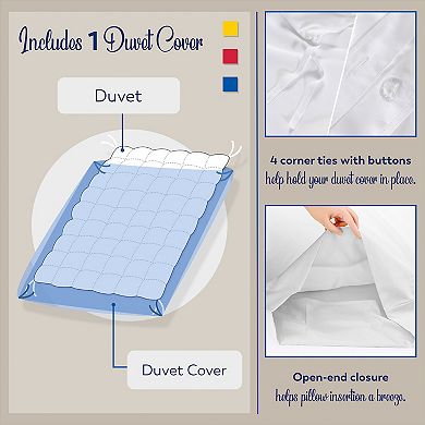 Color Sense 100% Cotton Super Cozy & Soft Duvet Set