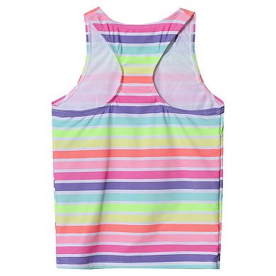 Girls 7-16 Lands' End Slim Chlorine Resistant Racer Back Swim Top