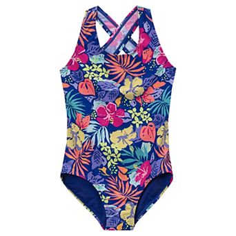 Girls 7-16 Lands' End Chlorine Resistant One-Piece Swimsuit in Plus Size
