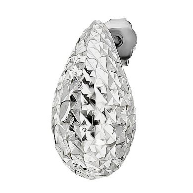 Aleure Precioso Sterling Silver Teardrop Earrings