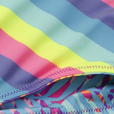 Girls 2-16 Lands' End 2-pc. Reversible X-back Bikini Swim Top & Swim Bottoms Set