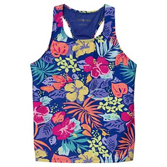 Girls 2-16 Lands' End Chlorine Resistant Racer Back Tankini Swim Top