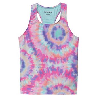 Girls 2-16 Lands' End Chlorine Resistant Racer Back Tankini Swim Top