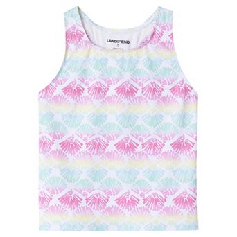 Girls 2-16 Lands' End Chlorine Resistant Racer Back Tankini Swim Top