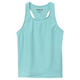 Girls 8-16 Lands' End Chlorine Resistant Racer Back Swim Top in Plus Size