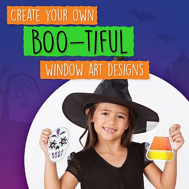 Creativity for Kids Halloween Easy Sparkle Window Art