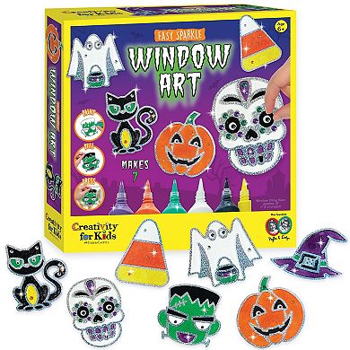 Creativity for Kids Halloween Easy Sparkle Window Art