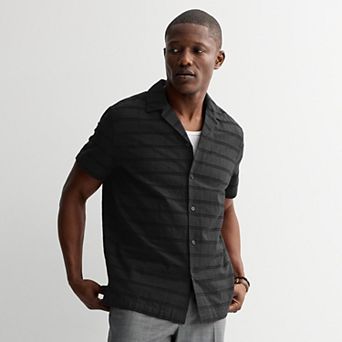 Men's Apt. 9® Camp Collar Short Sleeve Shirt