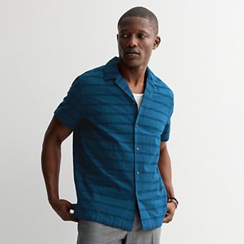 Men's Apt. 9® Camp Collar Short Sleeve Shirt