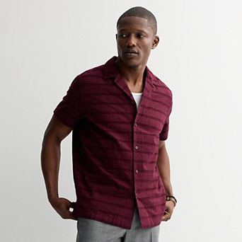 Men's Apt. 9® Camp Collar Short Sleeve Shirt