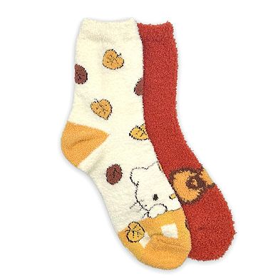 Women's Hello Kitty 2-pk. Fuzzy Socks Set