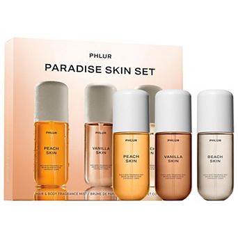 PHLUR Paradise Skin Hair and Body Fragrance Mist Set