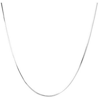 Theia Sky Sterling Silver 1 mm Snake Chain Necklace
