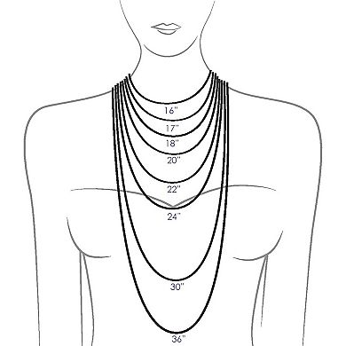 Theia Sky Sterling Silver 1 mm Snake Chain Necklace