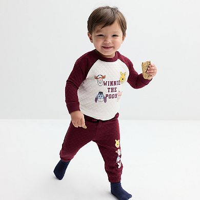 Baby Jumping Beans® Disney's Winnie the Pooh Characters Quilted Sweatshirt & Jogger Set