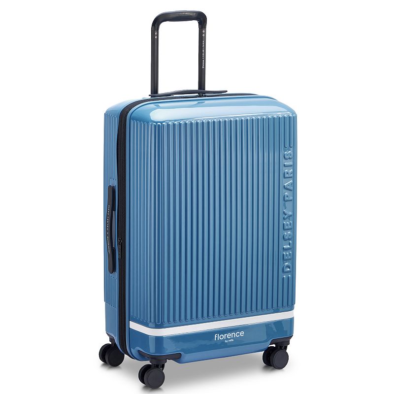 Florence by Mills x DELSEY PARIS Spin Me Away Hardside Spinner Luggage, Zinc Blue