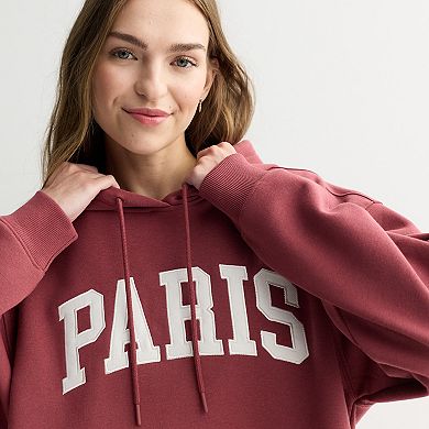Juniors' Pink Republic Hooded Pullover