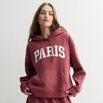 Juniors' Pink Republic Hooded Pullover