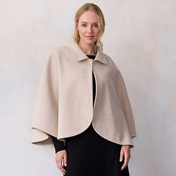 Women's LC Lauren Conrad Collar & Button Cape