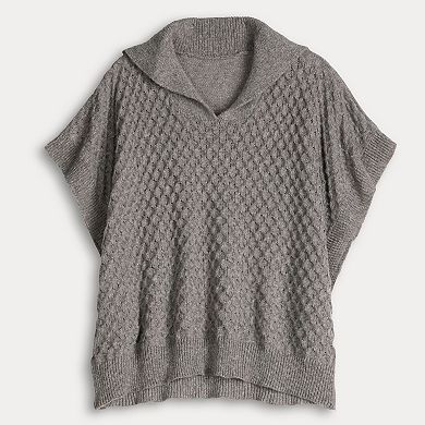 Women's LC Lauren Conrad Honeycomb Poncho