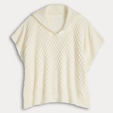Women's LC Lauren Conrad Honeycomb Poncho
