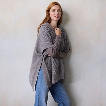 Women's LC Lauren Conrad Honeycomb Poncho
