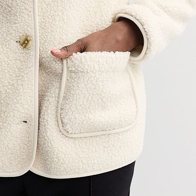 Women's Croft & Barrow® Cozy Lady Jacket
