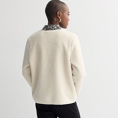 Women's Croft & Barrow® Cozy Lady Jacket