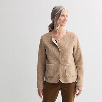 Women's Croft & Barrow® Cozy Lady Jacket