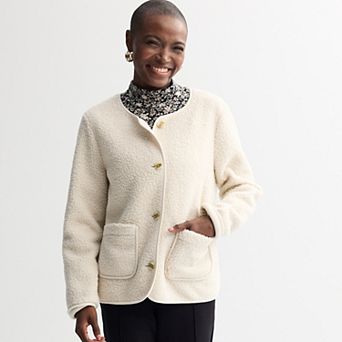 Women's Croft & Barrow® Cozy Lady Jacket