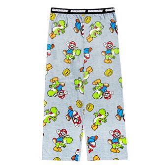 Boys 4-20 Mario "Mario Power Up" Pajama Pants in Regular & Husky