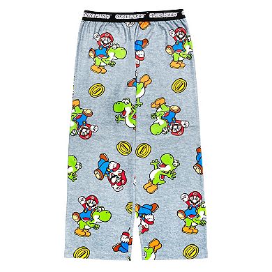 Boys 4-20 Mario "Mario Power Up" Pajama Pants in Regular & Husky