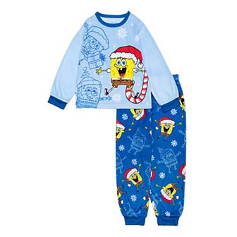 Boys 6-12 SpongeBob 2 pc Pajama Top & Pajama Bottoms Set