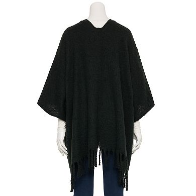 Women's Sonoma Goods For Life® Solid Boucle Topper With Fringe